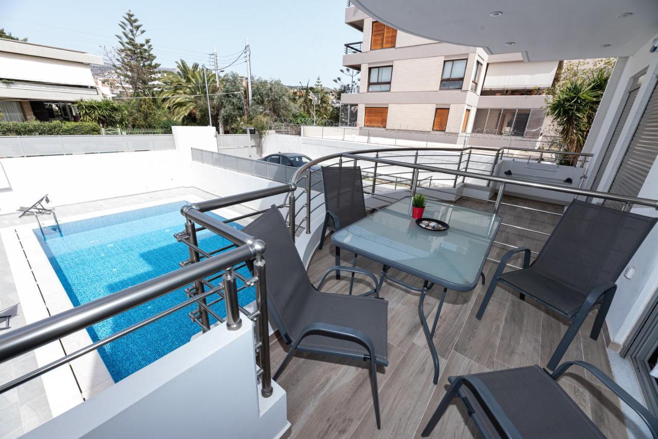 Design Apartment With Swimming Pool Near The Beach Atene Esterno foto